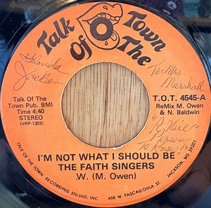 The Faith Singers - I'm Not What I Should Be / I Can't Explain It