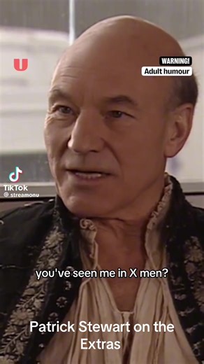 Patrick Stewart en Extras: Momentos Graciosos