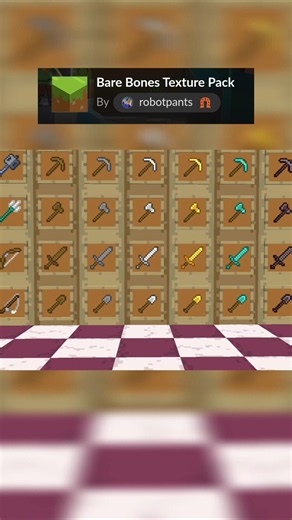 Bare Bones Texture Pack For Minecraft Bedrock
