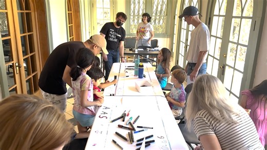 Lights, camera, color—what a day! 🌈🎥 Families joined us, the Austin Public Library, and The Contemporary Austin for Reel Fun at Laguna Gloria, stepping into the world of moviemaking through hands-on art and animation. From vibrant frames to collaborative creativity, here’s a look back at a reel good time! 💫 | Texas Archive of the Moving Image