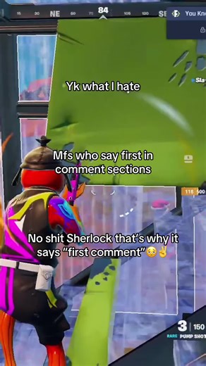 The Annoyance of First Commenters in Fortnite