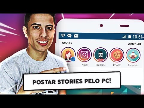 Como postar STORIES no INSTAGRAM pelo PC