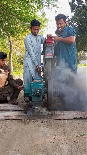 Bike tire help with diesel engine start new experiment #shorts #trending