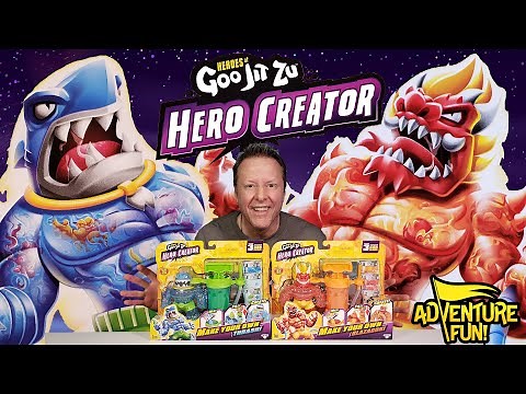 Heroes of Goo Jit Zu Hero Creator! Make Your Own Thrash & Blazagon AdventureFun Toy review!