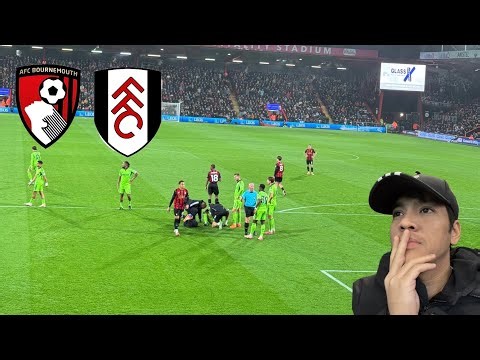 I went to AFC Bournemouth vs Fulham match at Vitality Stadium!