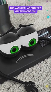 When your vacuum cleaner turns against you 😂🧹😵 #funny #animation