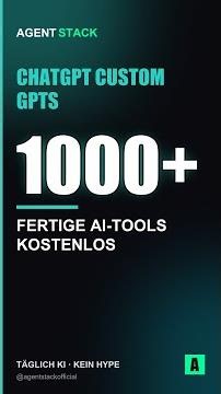 ChatGPT Custom GPTs: 1000+ fertige AI-Tools kostenlos im Marketplace