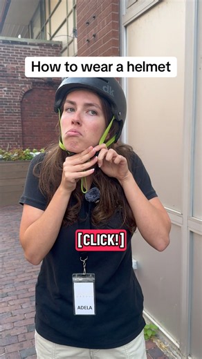 How to wear a helmet 🪖🚲🛴⚡️ #helmet #safety #howto #tutorial