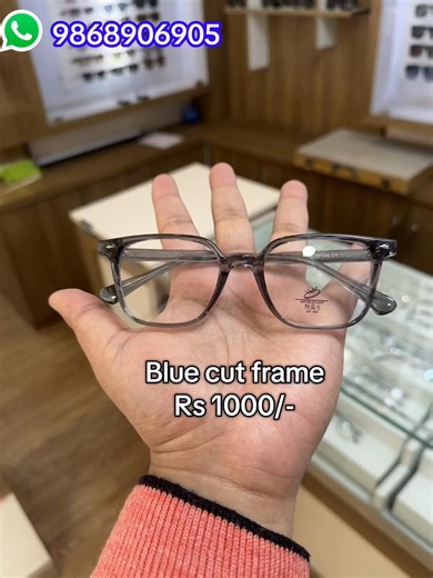 Stylish Blue Cut Fancy Frames for Rs 1000