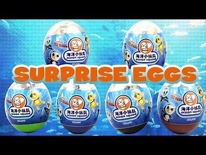 6 Surprise Eggs,The Octonauts Brick Sets Lego Octonauts