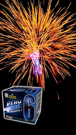 PYRO ADDICT 6 ➡️ F3 1.3G ➡️ RKD-24112 Europe #fireworks #riakeo