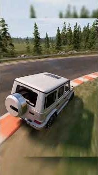 G-Wagon Crash Test - Mercedes Style! #viral #beamngdrive