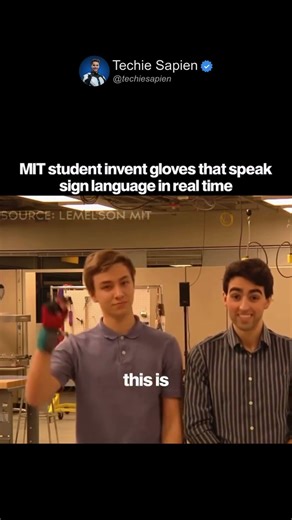 MIT Students Create AI Gloves That Translate Sign Language 🤯🧤