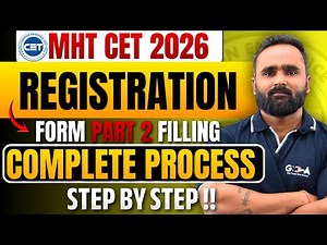 MHT CET 2026 Form PART 02 Fill Up | Registration, Dates, Documents | Pradeep Giri Sir
