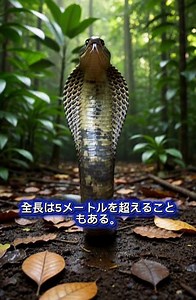 キングコブラ：森を支配する最強の毒蛇(詳細な情報は以下をご覧ください)