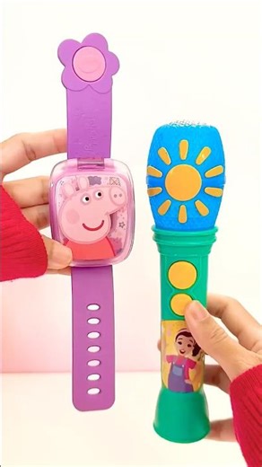 Fun Learning Peppa pig watch& Ms.Rachel Microphone! #shortsfeed #cute #phone #unboxing #asmr #peppa