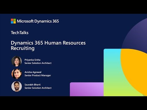 Dynamics 365 Human Resources Recruitment | FastTrack TechTalk | Dynamics 365