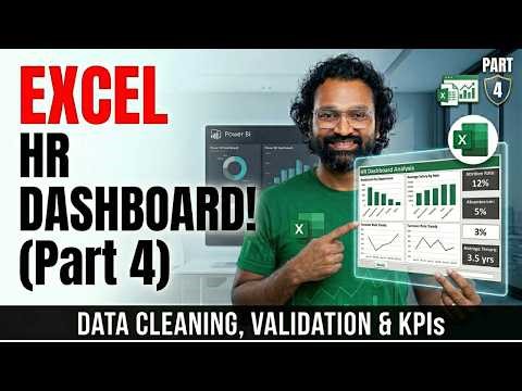Excel HR Dashboard | KPIs, Pivot Tables & First Insights (Part 4)