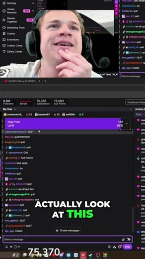 Jynxzi Asks "Quit?" Twitch Errors, Viewers Say "QUIT!" #shorts