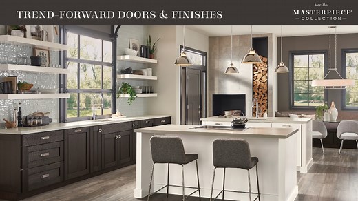 7.1K views | With exceptional attention to detail and convenient functionality, the Masterpiece Collection offers timeless products, striking finishes, and smart solutions that can help you achieve your design dream. | Merillat Cabinets | Facebook
