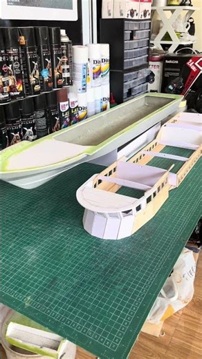 70% Progress pengerjaan kapal remote Mv. Oceanna 7 Indomas Group #diyrcboat #rcboatbatam
