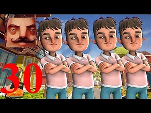 I Made 30 Aarons in Hello Neighbor Act 2 Hole