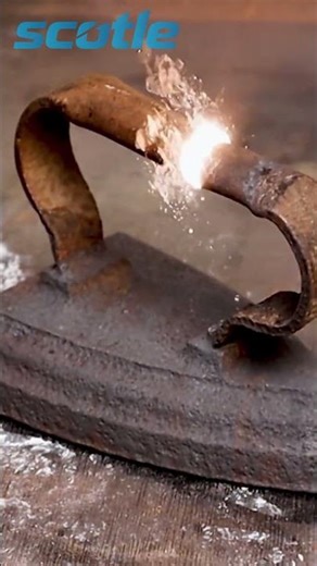 Heavy Rust Removal with Laser Cleaning#laserrustremoval