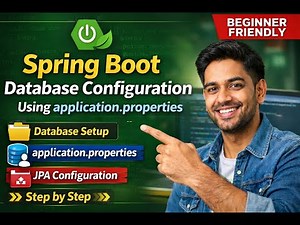Spring Boot Database Configuration Using application.properties | JPA Tutorial #springboot #java