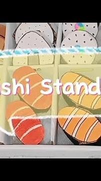 SUSHI STAND | FOOD STAND CARDBOARD 03