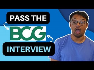 [2022] Pass the BCG Interview | Boston Consulting Group Video Interview