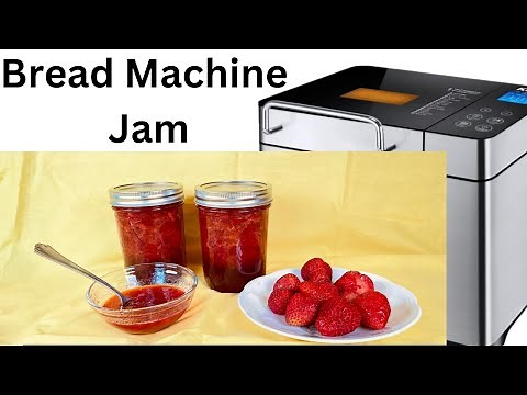 Jam in the KBS Bread Machine: Strawberry Jam, #breadmachine #strawberryjam