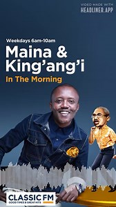 Maina Kageni: Bill Gates please come to Classic 105. I have started a foundation. Mwalimu King'ang'i: Which one? Wanawake mbele? 😂😂😂 #MainaAndKingangi | Classic 105 Kenya