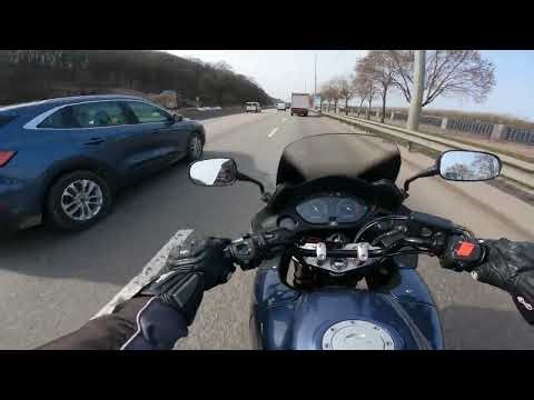 ASMR Motorcycle Ride 🏍️ | Pure Honda CBF 600 Engine Sound (No Talking)