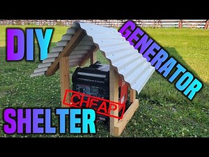 I attempt to make a DIY generator rain shelter for my Predator 3500
