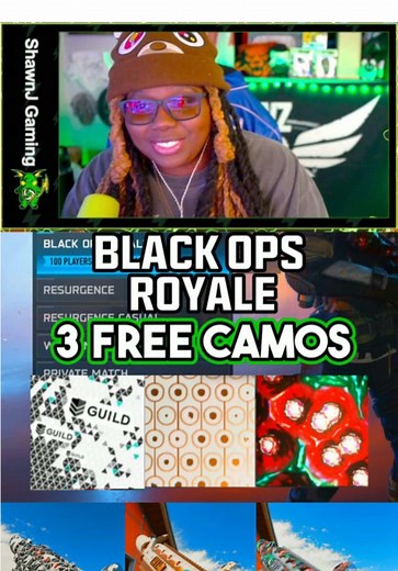 How To Unlock 3 FREE Camos in Black Ops Royale #BlackOpsRoyale #BlackOps7 #CallOfDuty #Warzone #fyp