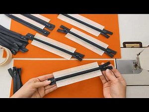 Today I made 1,000 pieces this way. Zipper sewing secrets