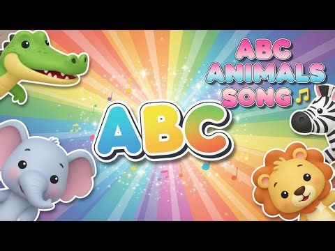A for Alligator 🐊 | ABC Animals Phonics Song | Learn Alphabet Sounds for Kids | Nursery Rhymes