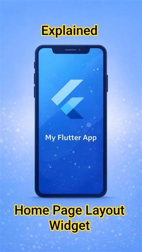Flutter Home Screen Step by Step #flutter #tutorial