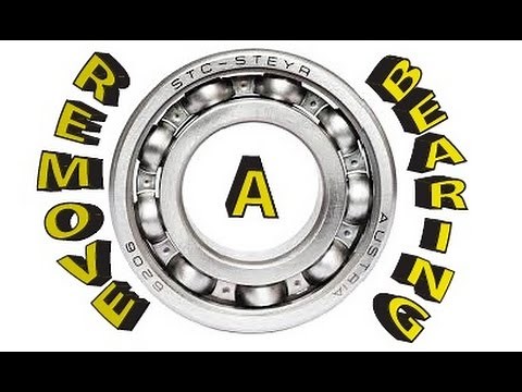 How to EASILY Remove a bearing and easy reinstall