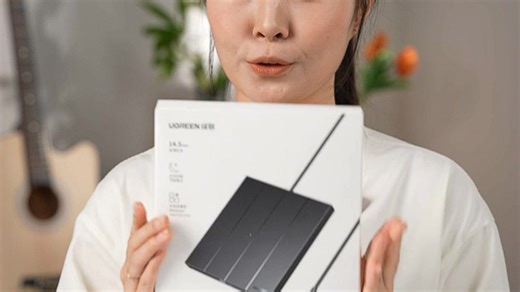 绿联USB外置移动光驱刻录机 8倍速读写一体 便携式DVD/CD光盘播放器 支持笔记本电脑连接