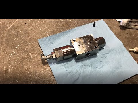 Flow Bleed Down valve repair - Flow Waterjet 87k Style bleed down valve