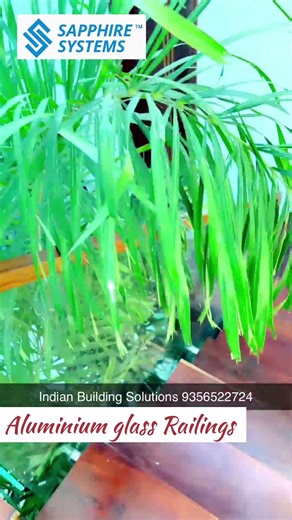 Premium Aluminium Glass Railing✨ | Modern Balcony & Staircase Design | Sapphire Systems