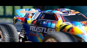 The Traxxas Rustler, known for rugged and dependable fun, is now offered with a new Rock n’ Roll ProGraphix® body AND a lower price! Time to expand your RC collection --> https://traxxas.com/news/new-product/new-rustler-bandit | Traxxas