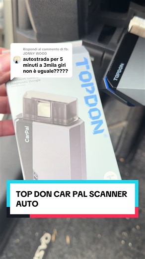 Risposta a @fb: JONNY WOOD scanner diagnostico per auto obd2 ottimo anche per rigenerazione del filtro anti particolato fap #scanner #auto #obd2 #tiktokshopitalia #diagnosi