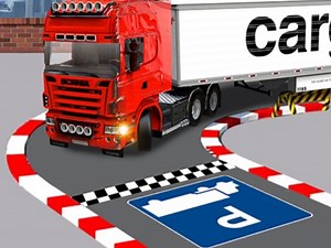 Play Truck Parking Simulator | Free Online  Games. KidzSearch.com