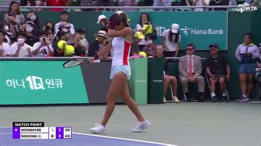 38K views · 1.2K reactions | Into a third quarterfinal of the season  Highlights from Emma Raducanu's victory over Wickmayer to set up a last-eight clash with Linette in Seoul! | WTA | Facebook
