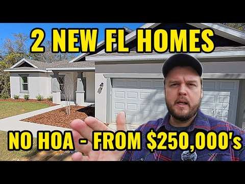 2 Brand-New Florida Homes With No HOA | From $259,990