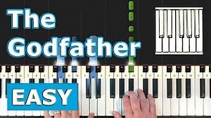 The Godfather Theme - EASY Piano Tutorial - Sheet Music (Synthesia) Chords - ChordU