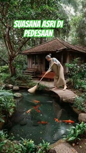 the atmosphere of a village in Java, looks beautiful and fresh. #villagelife #village #newyear