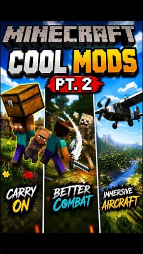 Cool Mods #2 🔥 #minecraft #shorts